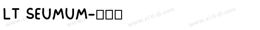 LT SEUMUM字体转换